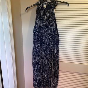 Merona navy and white dress